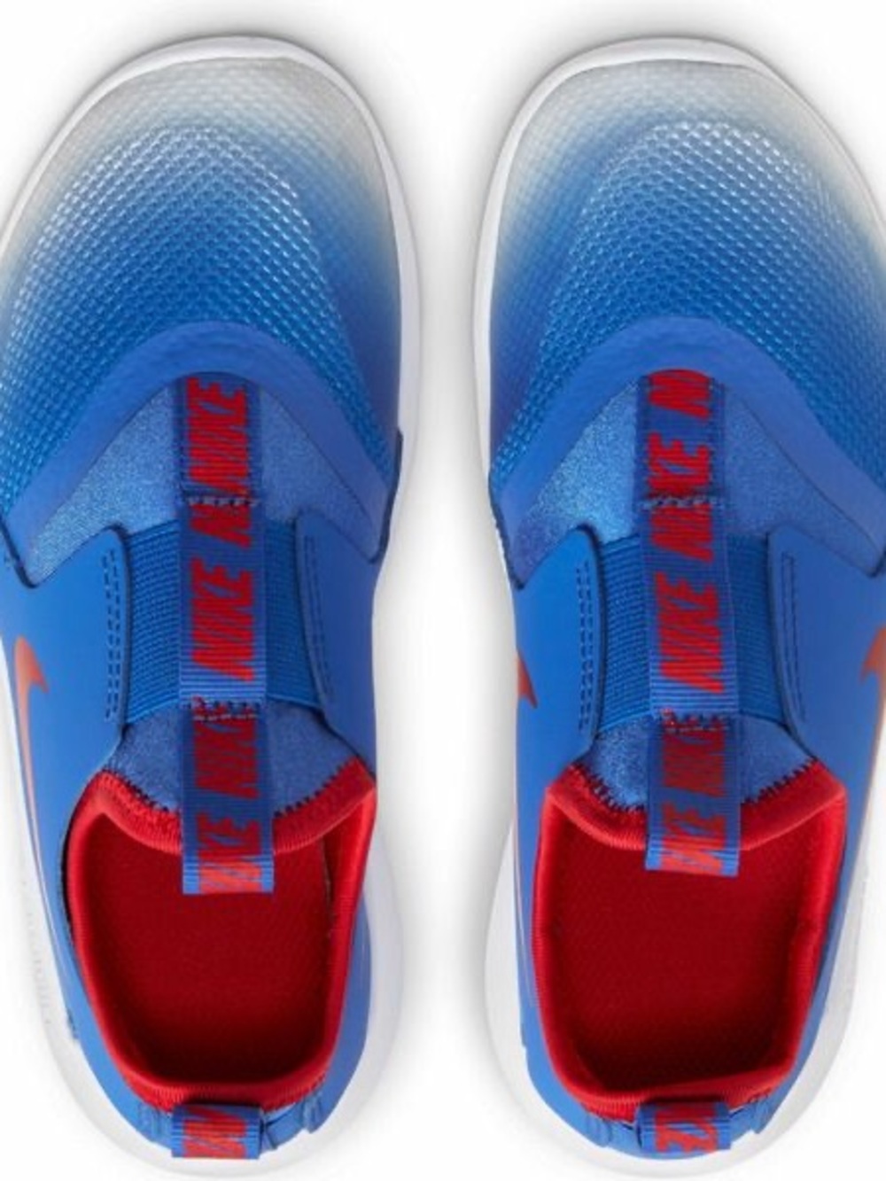 Nike Flex Runner Kids Blue & Red Slip-On Sneakers - Picture 6 of 11